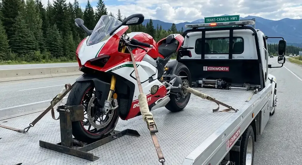 Brampton motorcycle tow truck service