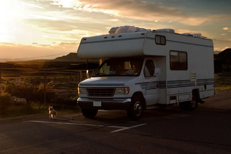 Brampton RV motorhome ready for transport