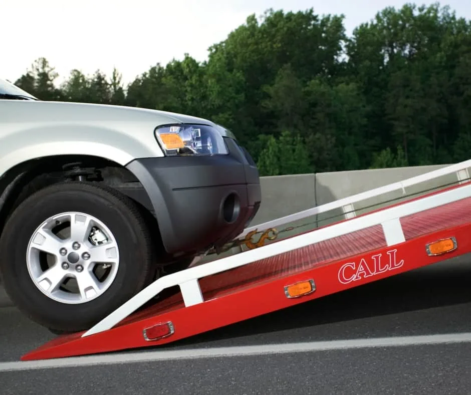 Brampton local tow truck on residential street