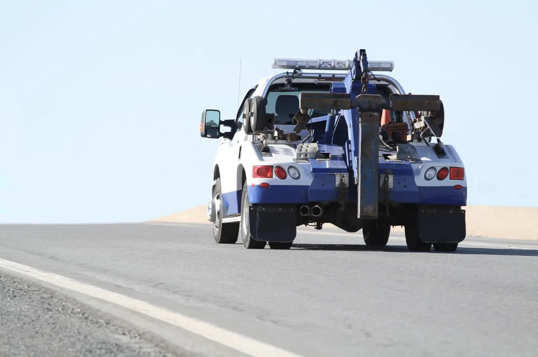 Brampton wrecker tow truck on the roadside